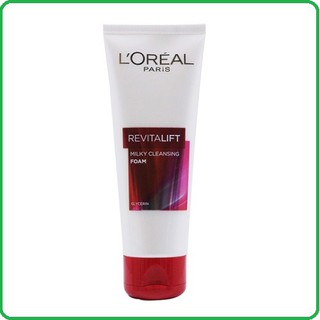 Loreal Revitalift Milky Cleansing Foam ลอรีอัล รีไวทัลลิฟท์ มิลค์กี้ คลีนซิ่่ง โฟม 100 มล