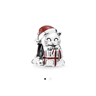 Pandora christmas kitten charm แท้100% ชาร์มน้องแมว