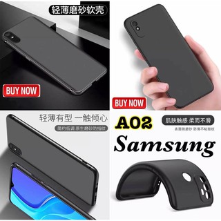 เคสโทรศัพท์ Case Samsung A02 TPU ดำ นิ่ม ใส ซัมซุง เคส เอ 02 รุ่นใหม่ 2021