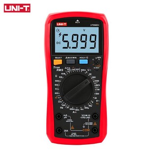 Uni - T True Rms Ut 890 D + Manual Range Ac Dc อุปกรณ์เครื่องมือสําหรับใช้ในการเชื่อมต่อ