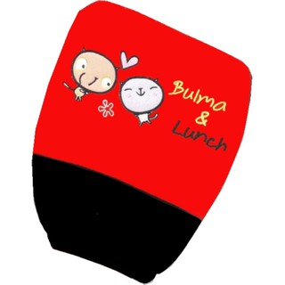 909-232 - Bulma &amp; Lunch ที่หุ้มหัวเบาะแดงดำ