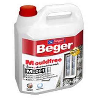 น้ำยากำจัดเชื้อราและตะไคร่ (สูตรน้ำ) 5L BEGER Moldfree M-001