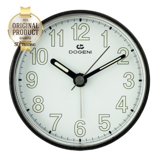 DOGENI นาฬิกาปลุกพลาสติก รุ่น TEP001BL สีดำ Alarm Clocks