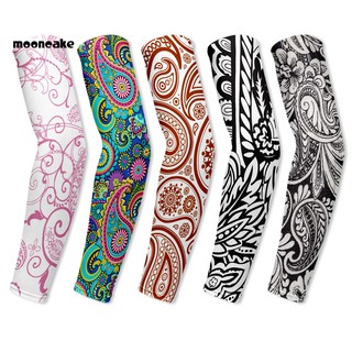 ปลอกแขนกันแดด ป้องกันรังสียูวี พิมพ์ลาย Paisley แฟชั่นฤดูร้อน สําหรับเล่นกีฬากลางแจ้ง