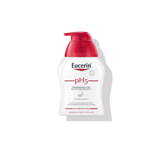 Eucerin pH5 Handwash Oil 250ml ผลิตภัณฑ์ล้างทำความสะอาดมือย่างอ่อนโยน ช่วยปรับสมดุลสภาพแวดล้อมในเซลล์ผิว