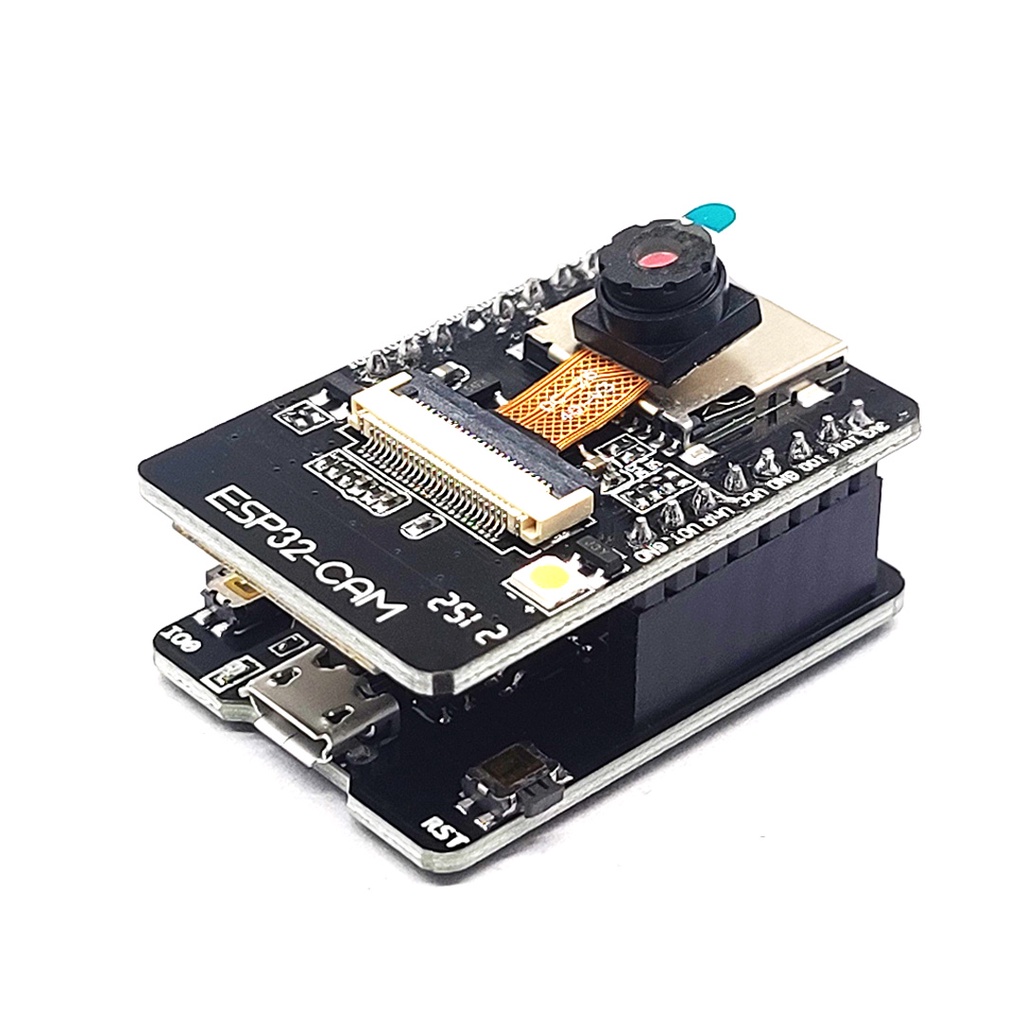 Esp32 CAM-MB พร้อมเสาอากาศ WiFi โมดูลบลูทูธ บอร์ดพัฒนากล้อง ESP32 พร้อมโมดูลกล้อง OV2640 2MP สําหรับ