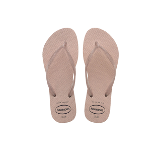 HAVAIANAS รองเท้าแตะผู้หญิง SLIM GLOSS FC BALLET ROSE 41456170076 สีชมพู (รองเท้าแตะ รองเท้าผู้หญิง รองเท้าแตะหญิง)