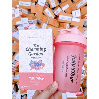 **ซื้อคู่ถูกกว่า ได้ตามในรูป** เจลลี่ไฟเบอร์ Jellyfiber 1 กล่อง + แก้วชง 1 ใบ "ของแท้ 100%"