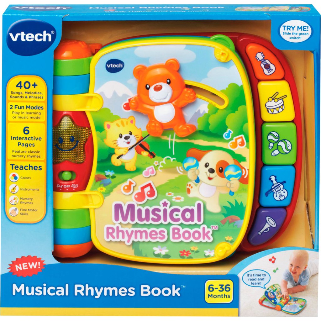 [ชิ้นสุดท้าย] หนังสือเพลง Vtech Musical Rhymes