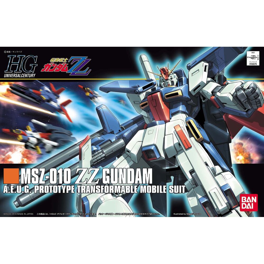 Bandai HGUC MSZ 010 ZZ Gundam : 324 ByGStyle