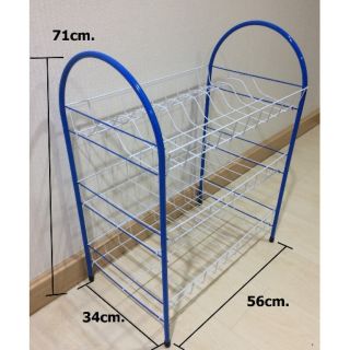 ชั้นคว่ำจาน3ชั้น ทรงโค้ง 34x56x71cm. (SC-916)