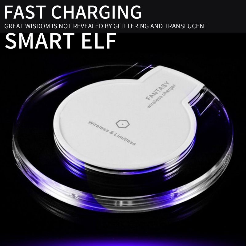 🔥พร้อมส่ง🔥COD ที่ชาร์จไร้สาย Quick Wireless Charger 5W 5V / 2A Qi Fast Charge ชาร์จไร้สายชาร์จเร็วขอ