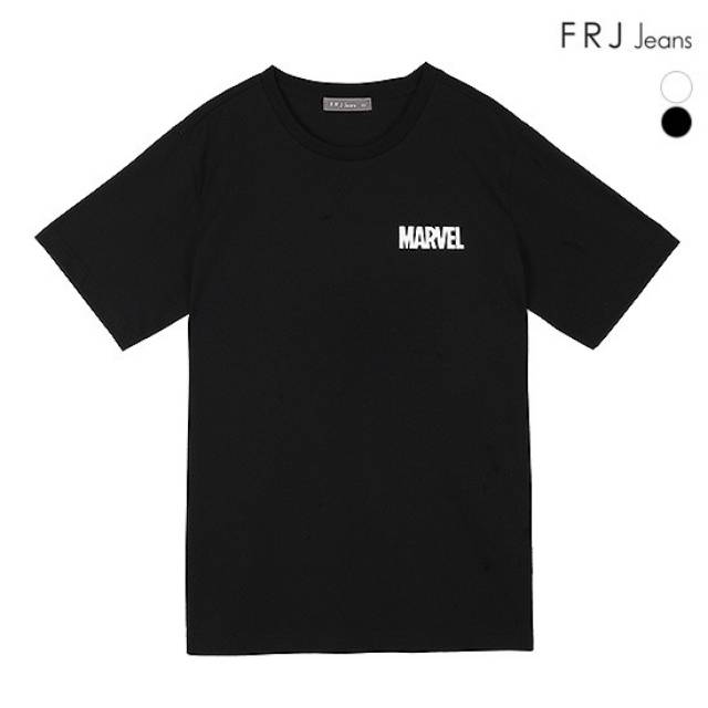 [แบรนด์เกาหลี] เสื้อยืด FRJ Jeans x Marvel Black and White Series