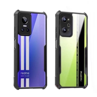 Realme GT Neo 2(พร้อมส่งในไทย)เคสกันกระแทกขอบสีหลังใสRealme GT Neo3/Realme GT Neo3T/Realme GT Neo2