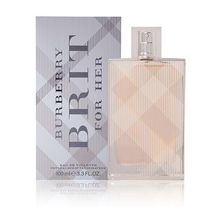 แท้ค่ะ กล่องซีล Burberry Brit For Her EDT 100ml