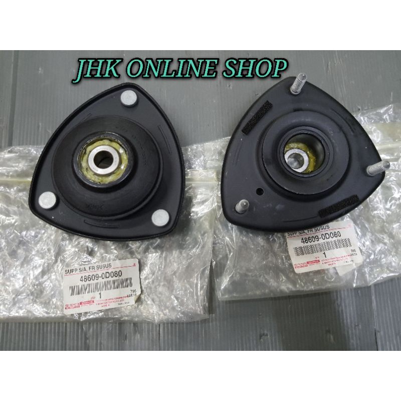 TOYOTA VIOS NCP42 ABSORBER MOUNTING FRONT 48609-0D080(1SET 2PC)