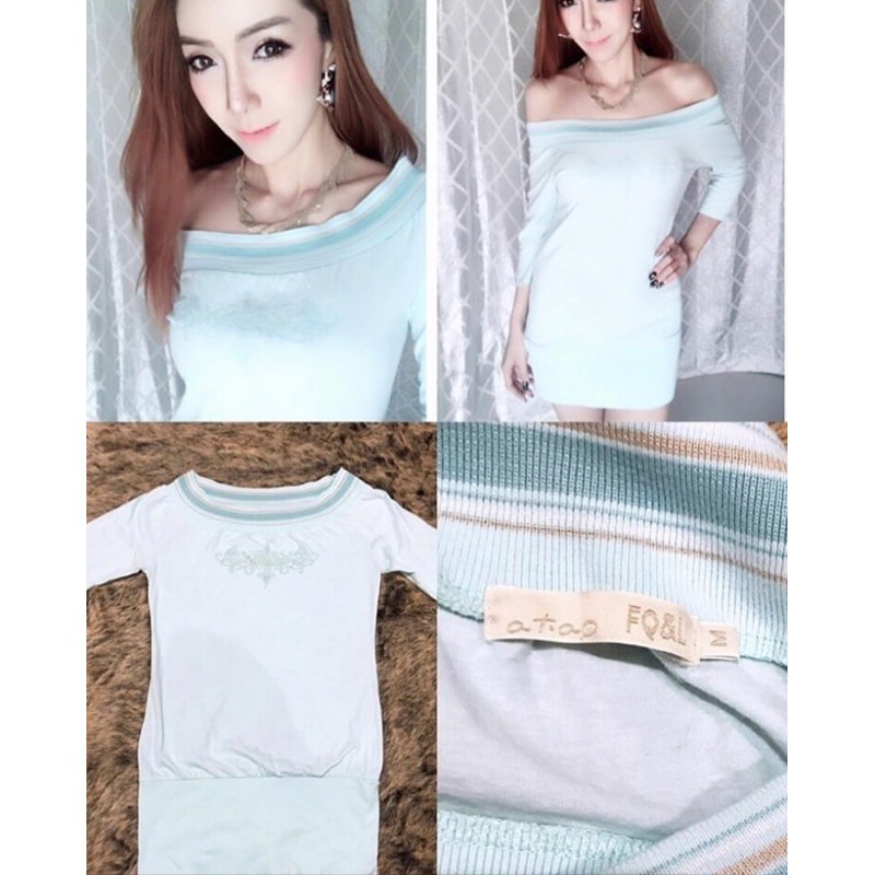 เดรสเปิดไหล่ แบรนด์ FQ&L