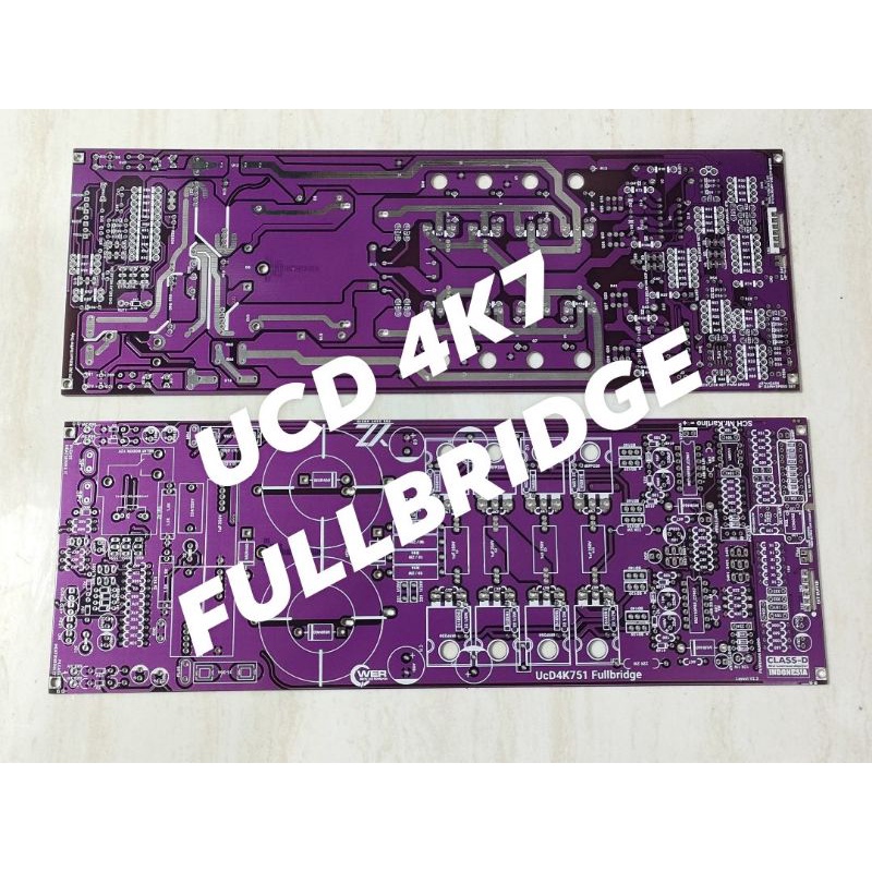 PCB UCD 4k7 Fullbridge 8 Mosfet ขั้นสูงที่สุดจาก UCD D2K