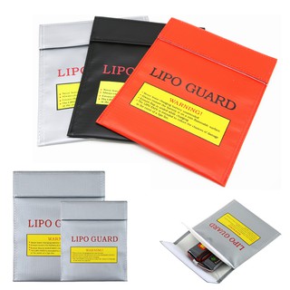 Rc LiPo กระเป๋าแบตเตอรี่ เพื่อความปลอดภัย 18x23 ซม.