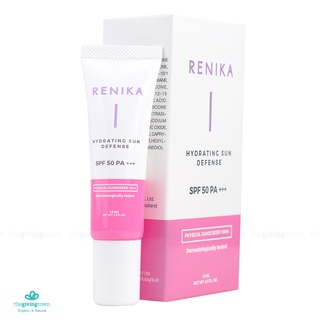 Renika ครีมกันแดด RENIKA hydrating sunscreen SPF 50 PA+++ เรนิก้า ไฮเดรติ้ง ครีมกันแดดกายภาพ physical sunscreen