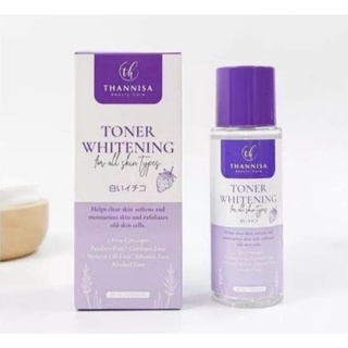 โทนเนอร์ ธัญนิสา ไวท์เทนนิ่ง Thannisa Toner Whitening โทนเนอร์ธัญนิสา 80ml