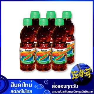 น้ำปลา ขวดเพท 300 มล. (6ขวด) หอยหลอด  Razor Clam Brand Fish Sauce น้ำปลาแท้ ตราหอยหลอด เครื่องปรุง ซอสปรุงรส เครื่องปรุง