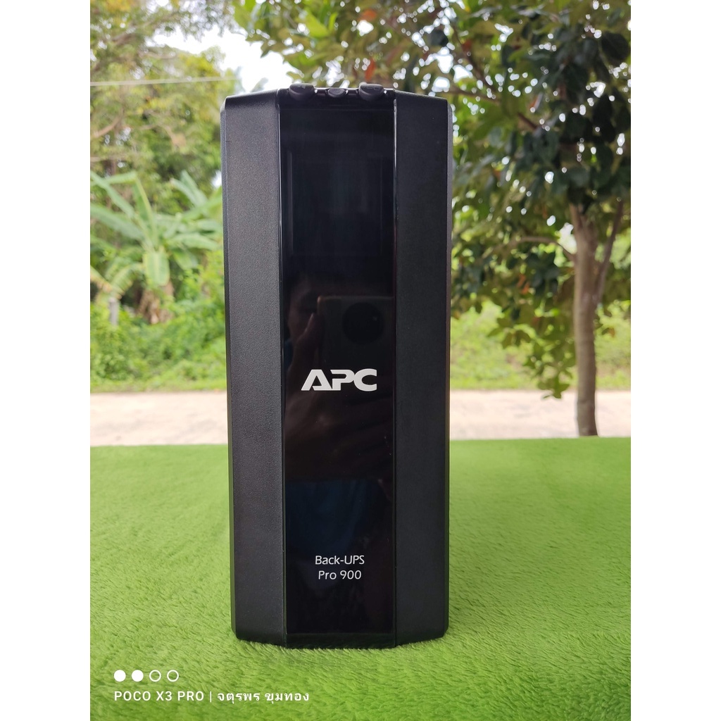 APC Back UPS Pro 900VA 540W (BR900GI) รุ่นนี้มีจอแสดงสถานะการทำงาน(เครื่องเปล่าไม่มีแบต) เครื่องสำรอ