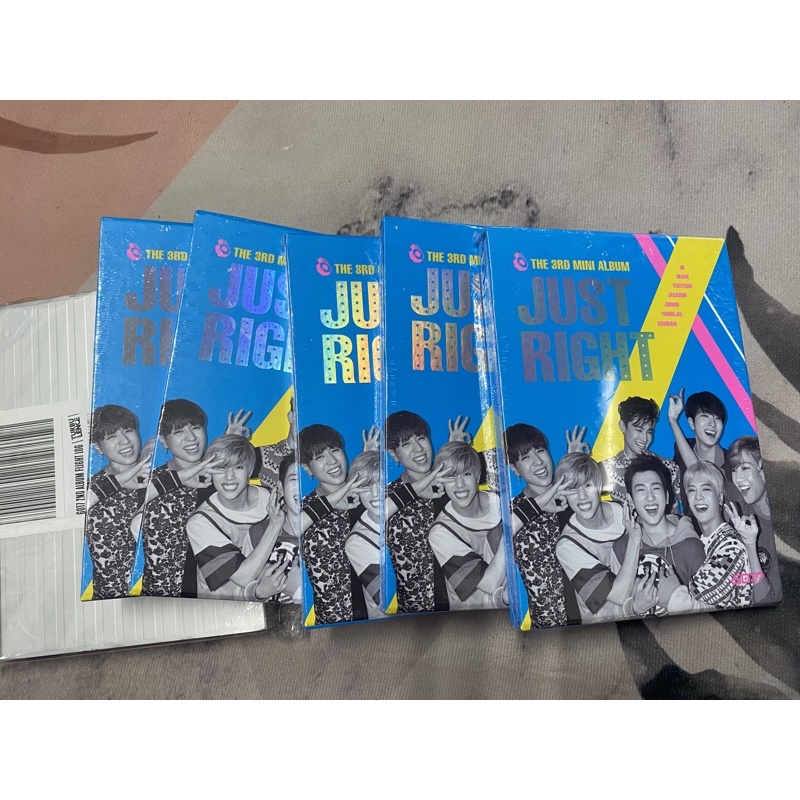 อัลบั้มเต็ม got7 just right พร้อมส่ง ไม่แกะซีล