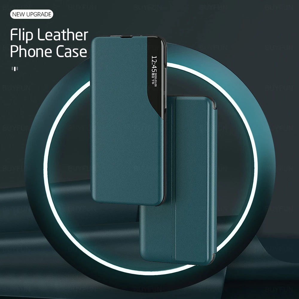 OPPO Find X5 Pro A5 A9 2020 ⭐ครึ่งหน้าต่าง Sideshow Flip Bracket เคสโทรศัพท์หนัง⭐ FindX5 FindX5Pro ราคา ถูกที่สุด ดีลบีเคเค แกลเลอรีภาพที่ 5