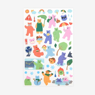 Jelly Bear Sticker - 11 Weather สติ๊กเกอร์