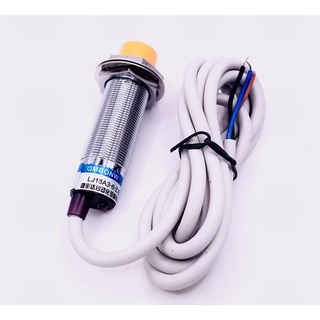 LJ18A3-8-Z/BX Proximity Sensor Switch เซนเซอร์ตรวจจับโลหะ  ขนาดเกลียว 18mm NPN NO  ระยะตรวจจับ 8mm  300mA 6-36VDC 3สาย