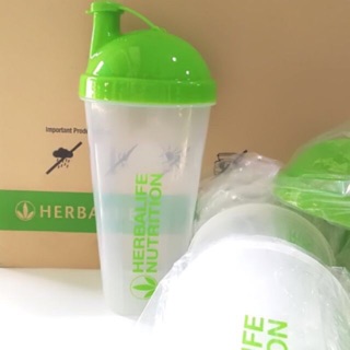 ❤️ แก้วเชค Herbalife รุ่นปกติ ฝาเขียว ไม่มีสปริง 400ml. แก้วเชคเฮอร์บาไลฟ์