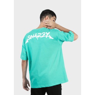 SNAZZY Air Spray (Mint Green) เสื้อยืดชาย เสื้อยืดคอกลม เสื้อสตรีท