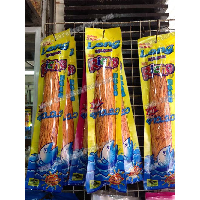 ปลาเส้น ทาโร่ super-long 170 กรัม(บาบิคิว)