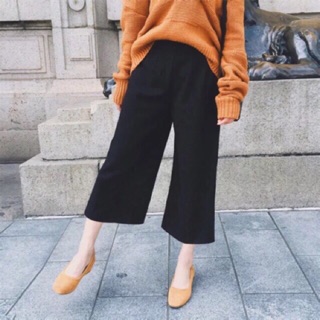 Hot 🔥Minimal Culottes Pants no.2  (พร้อมส่ง ดำ เทา นู้ด ขาวxl)