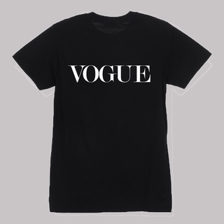 เสื้อยืด vogue โวค เสื้อใส่สบาย ผ้า Cotton100% ผ้าดีหนานุ่มใส่สบาย Street shirt