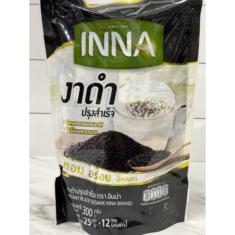 INNA อินน่า งาดำปรุงสำเร็จ 25g.x12ซอง งาดำ เจ - รูปที่ 2