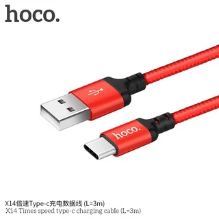 สายชาร์จ 1m/2m/3m Hoco X14 Speed Charger ยาว 1-3 เมตร สำหรับ L/Micro USB/Type C