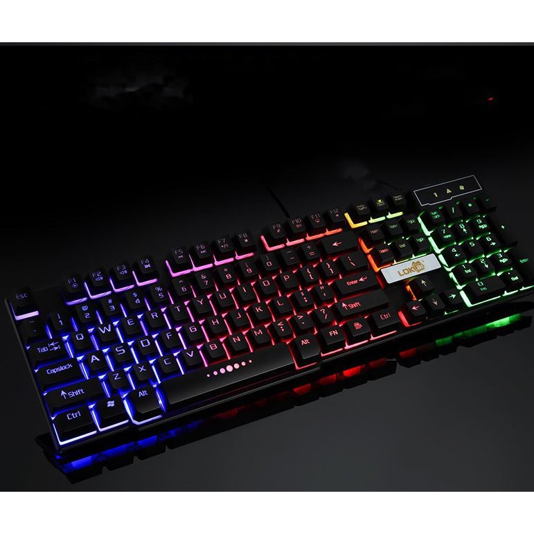 Ready Stock USB Wired Backlight Gaming Keyboard Keypad Mechanical Feel ...