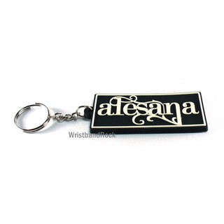 ALESANA พวงกุญแจ ยาง ปั้มนูน  พังค์ แทรช ร็อค พร้อมส่ง ALA204