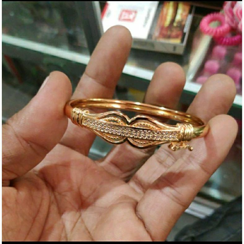 สร้อยข้อมือ Xuping สร้อยข้อมือผู้ใหญ่ชุบทอง GL 048