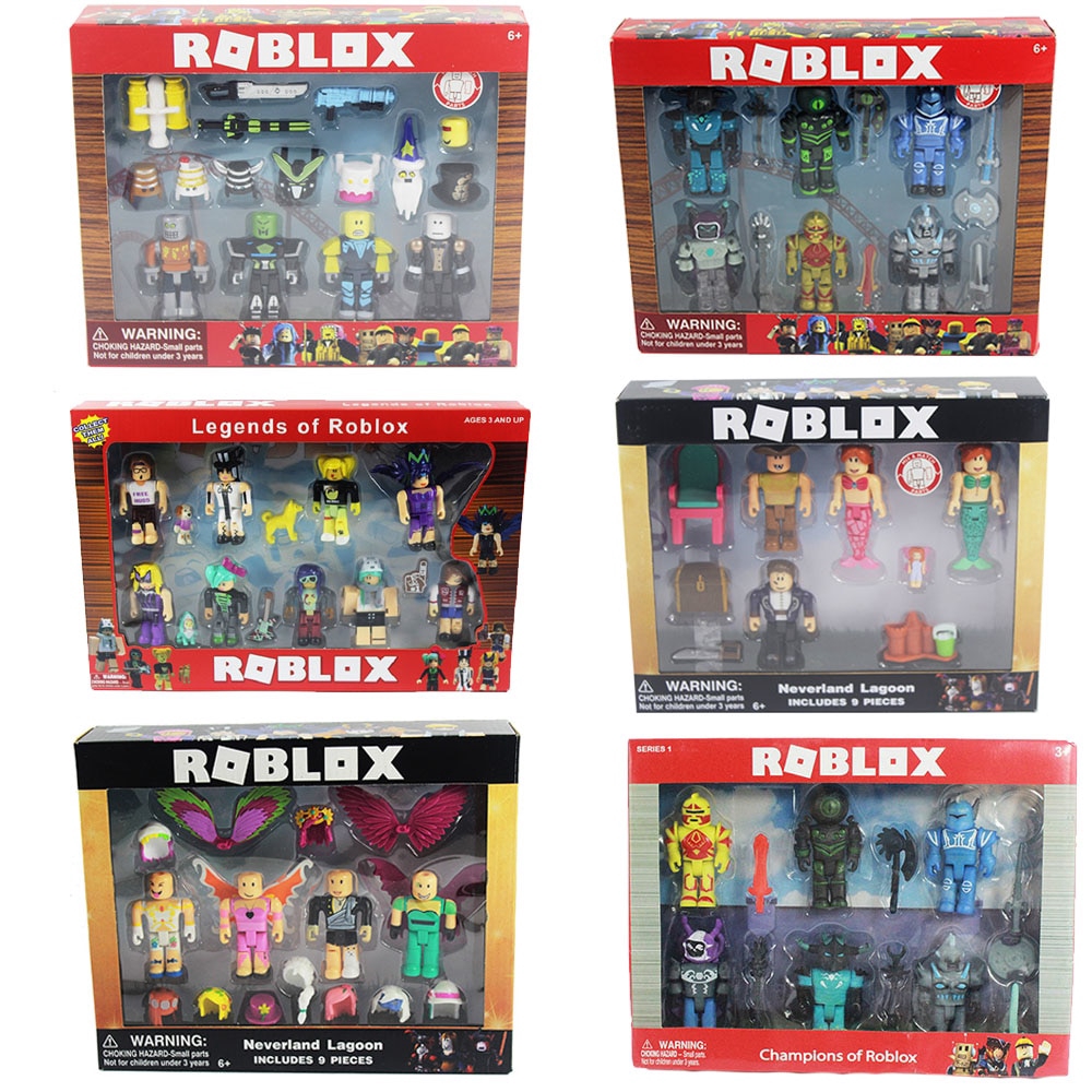 Roblox Figure Jugetes 7cm Pvc Game Figuras Boys Toys For Roblox Game Shopee Thailand - ซอทไหน roblox robot characters action figures champions