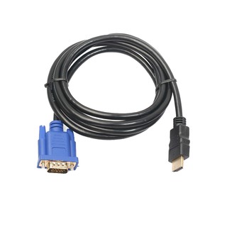 big - สายเคเบิลอะแดปเตอร์แปลง hdmi gold male to vga hd male 15 pin 1080 p 6 ฟุต