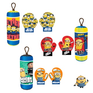 Minions(มินเนี่ยน) ชุดนวมมินเนี่ยน ของเล่นต่อยมวย ดูสีจากหัวเป็นหลักToy Smart