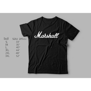 เสื้อยืดผ้าฝ้าย  Marshall