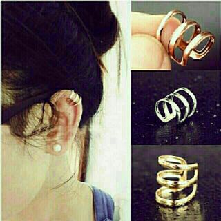 ส่งจากไทย°•°ต่างหูหนีบดูกหู ear cuff ไม่ต้องเจาะหู 🔓 ใส่สบาย เท่ๆ