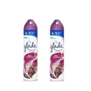 เกลด น้ำหอมปรับอากาศ น้ำหอมดับกลิ่น กลิ่นไวลด์ ลาเวนเดอร์ 320 มล.Glade x 2 อัน