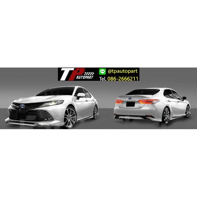 ชุดแต่งแคมรี่ Toyota Camry 2018 2019 TR-D สเกิร์ตรอบคัน จาก Tp-Autopart