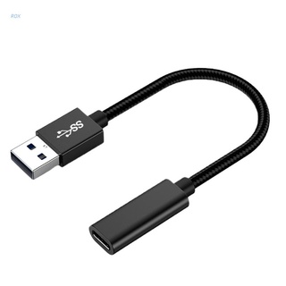 ROX Two in one Type C Female to USB 3.0 Male Data Charging Cable Connector Converter