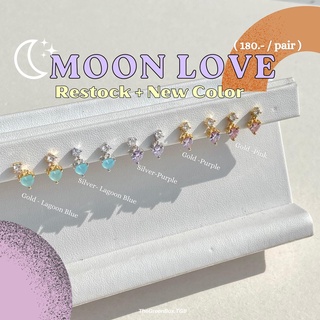 ต่างหู Moon Love - Thegreenbox ต่างหูน่ารัก